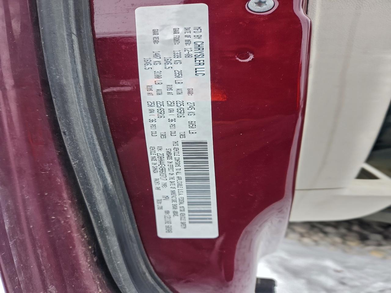 2009 DODGE GRAND CARAVAN
