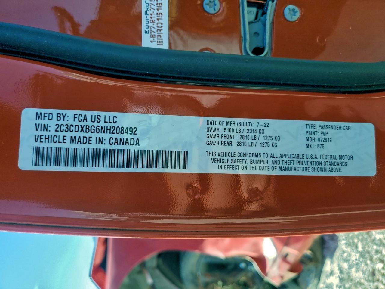 2022 DODGE CHARGER