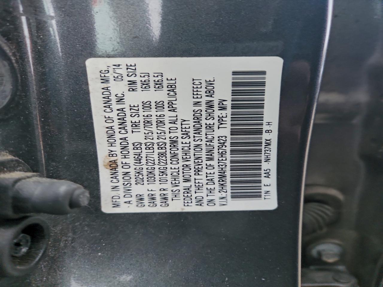 2014 HONDA CR-V