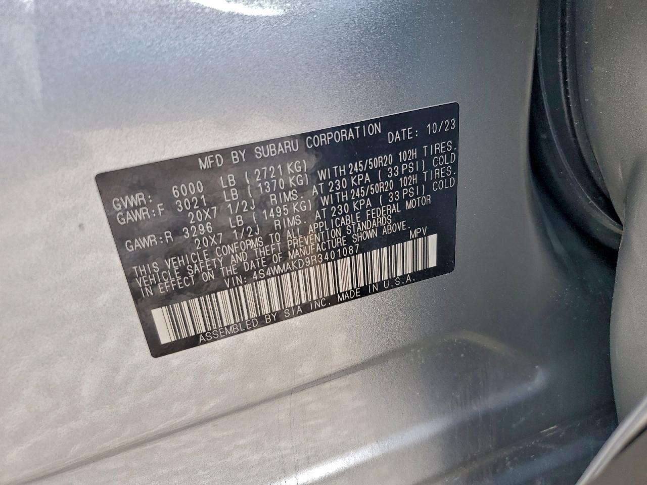 2024 SUBARU Ascent