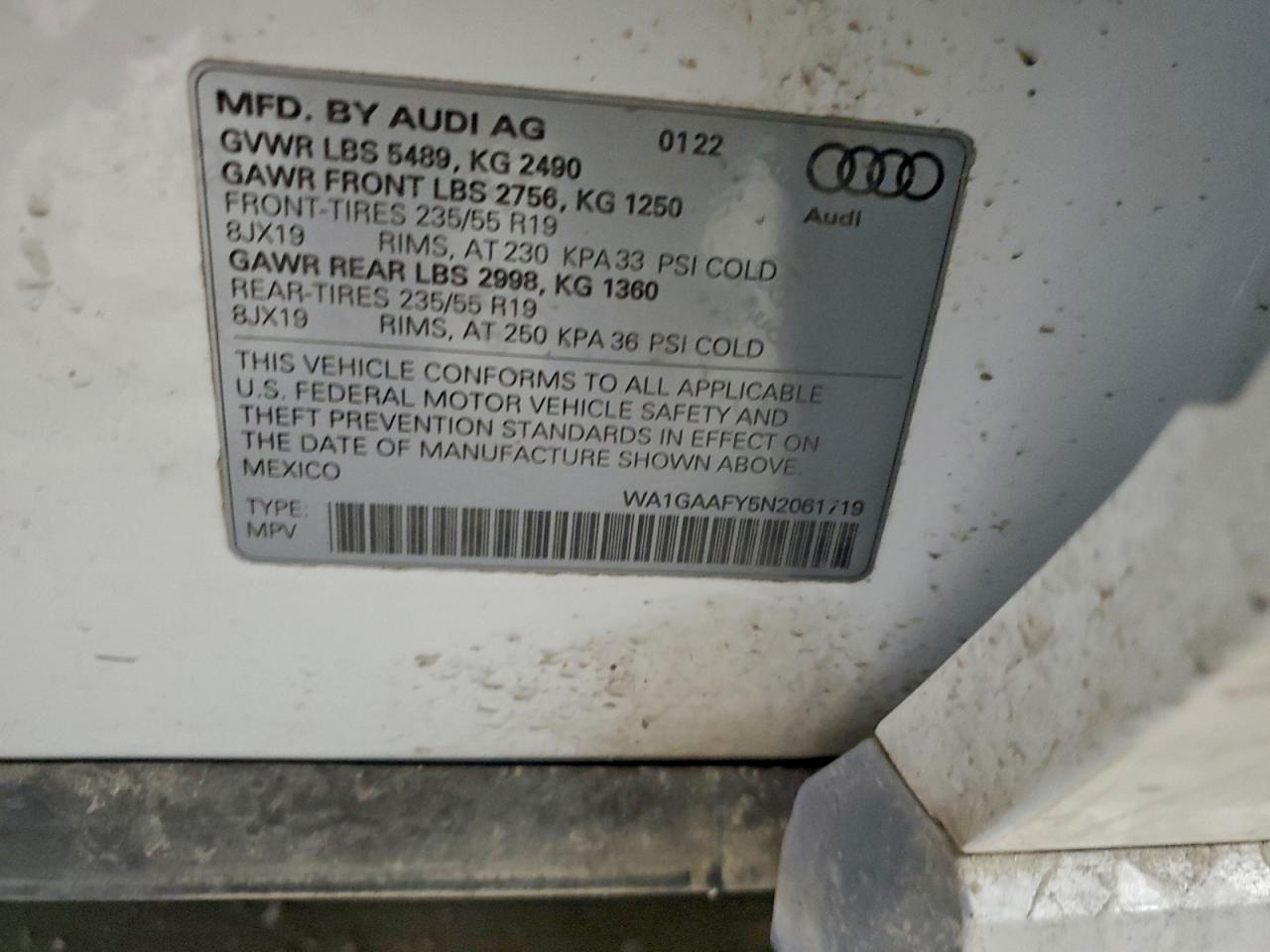2022 AUDI Q5