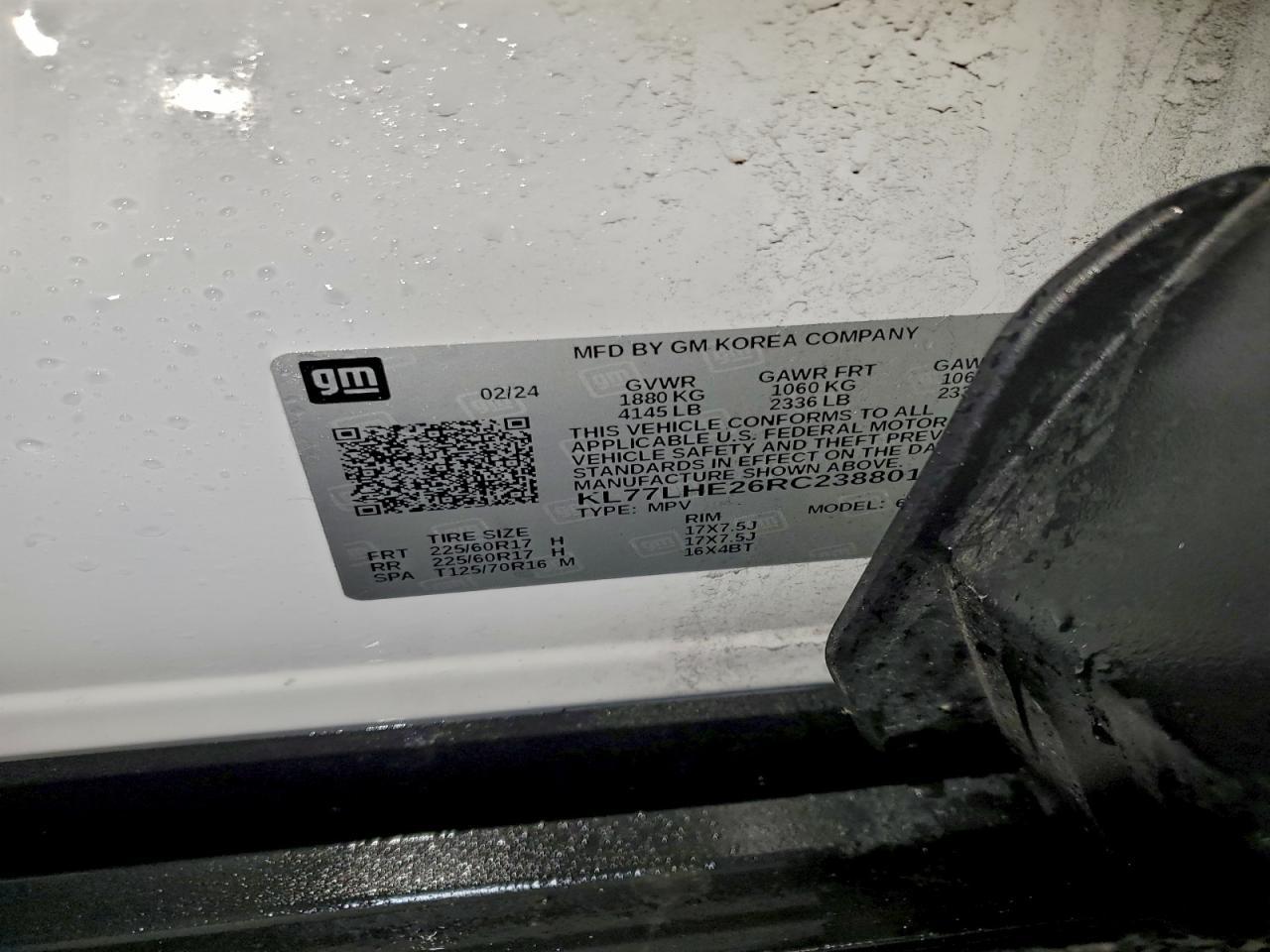 2024 CHEVROLET TRAX