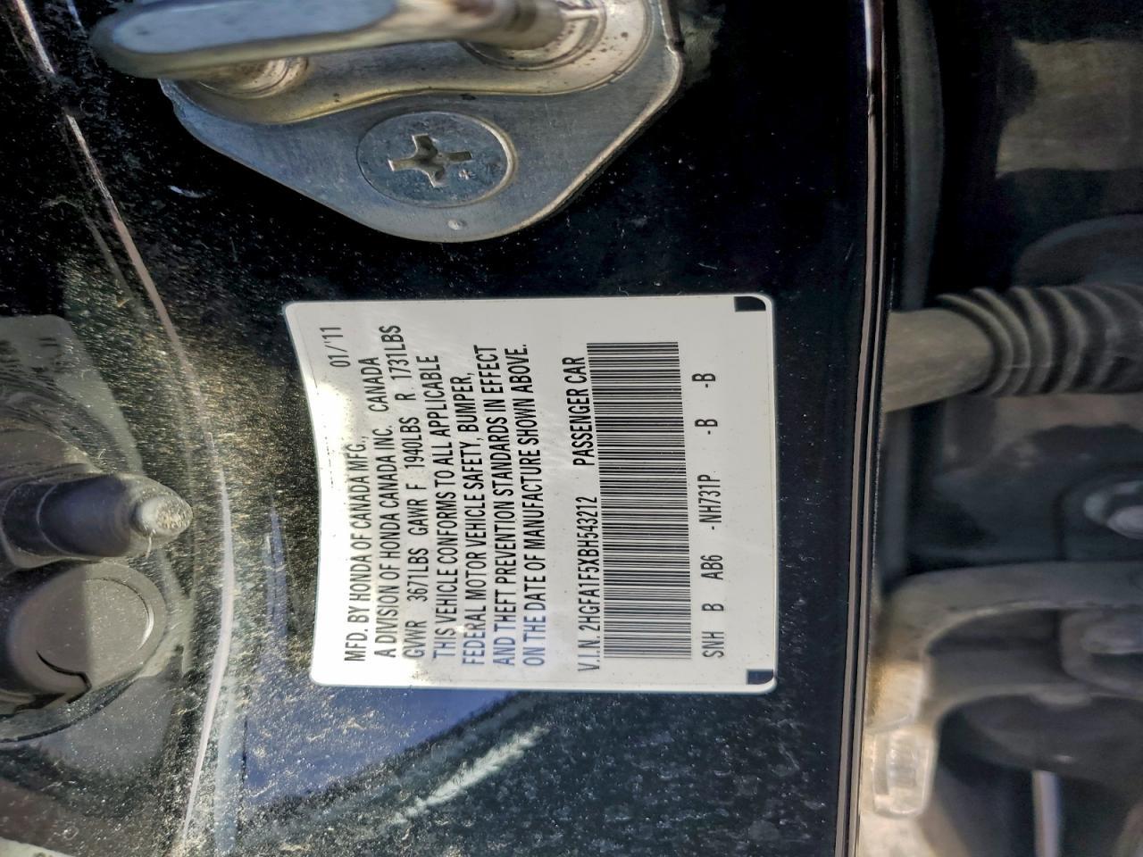 2011 HONDA CIVIC