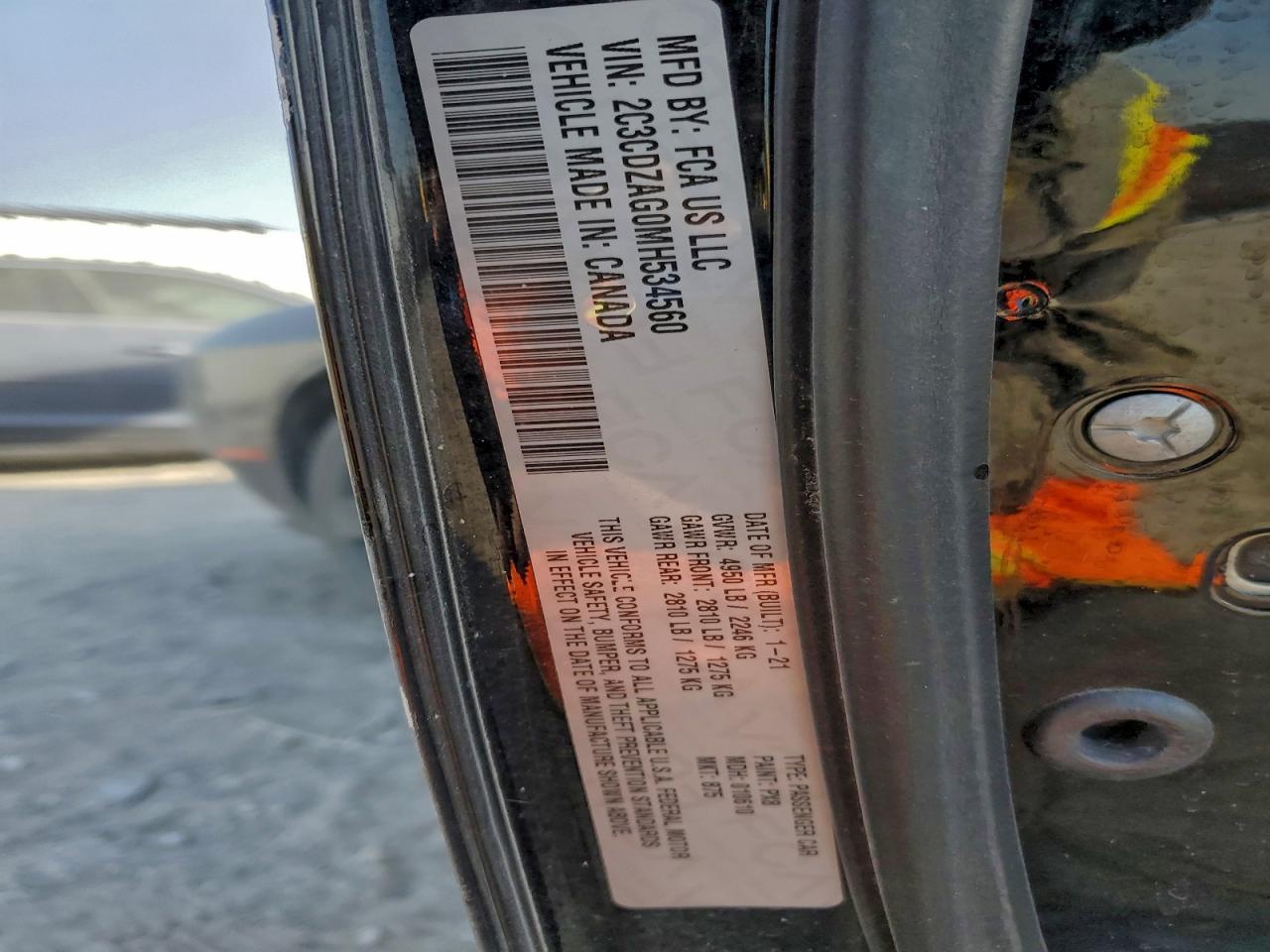 2021 DODGE Challenger