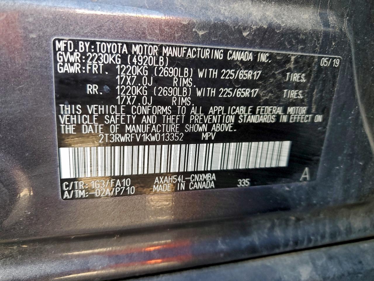 2019 TOYOTA RAV4