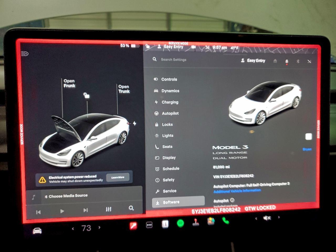 2020 TESLA MODEL 3