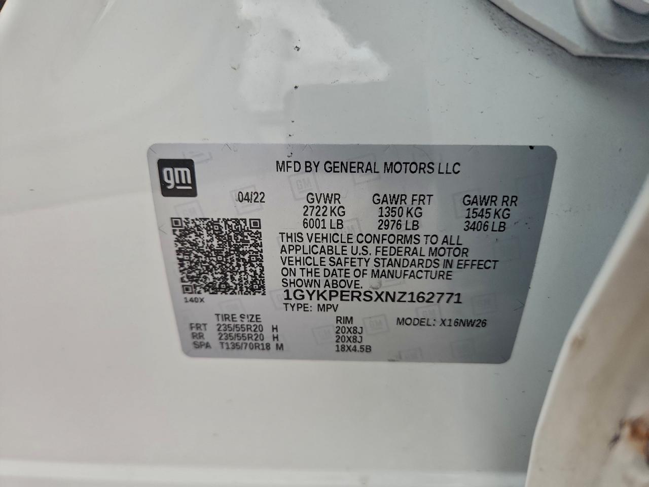 2022 CADILLAC XT6