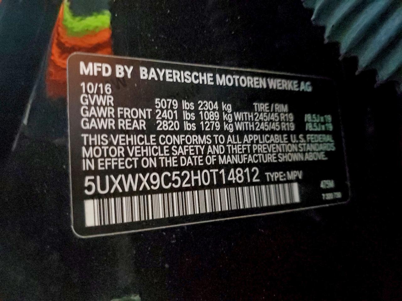 2017 BMW X3