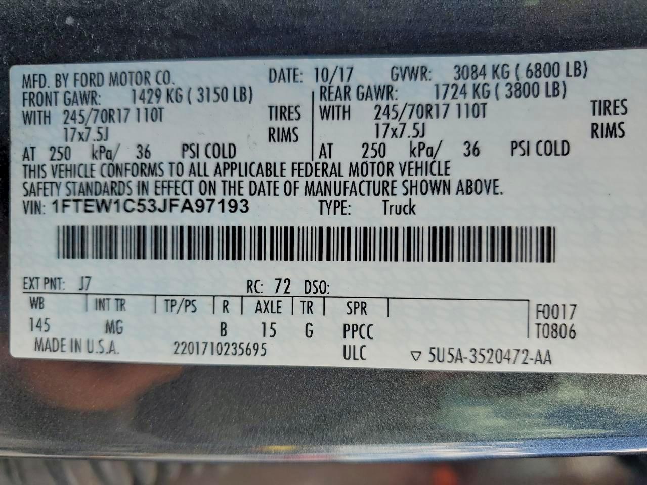 2018 FORD F-150
