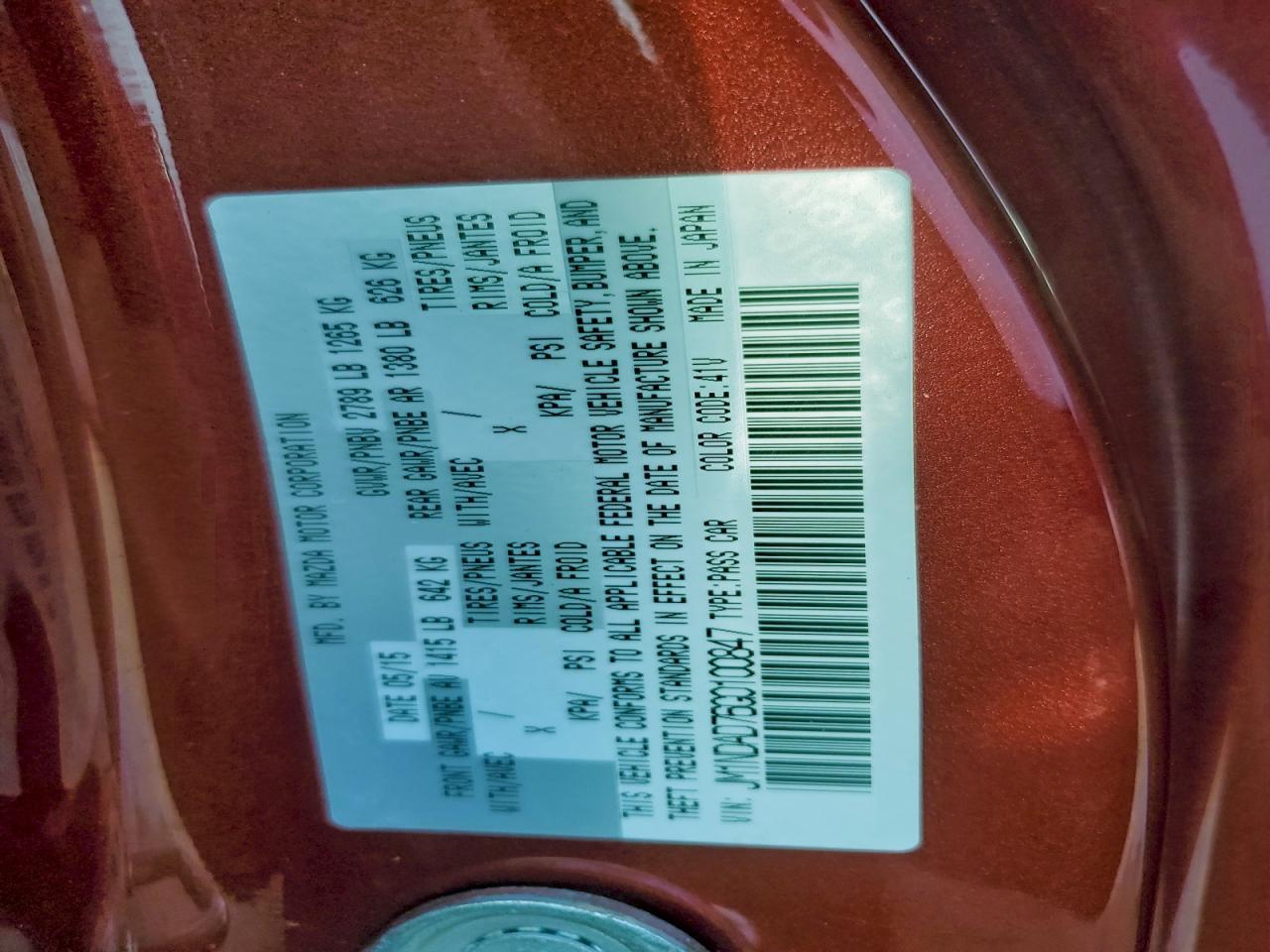 2016 MAZDA MX-5 Miata