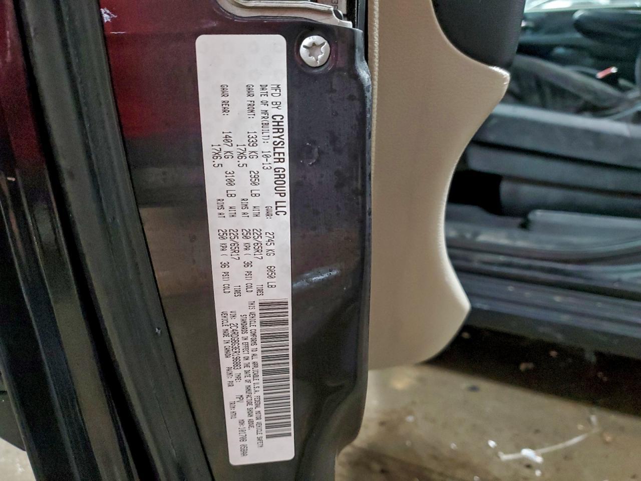 2014 DODGE GRAND CARAVAN