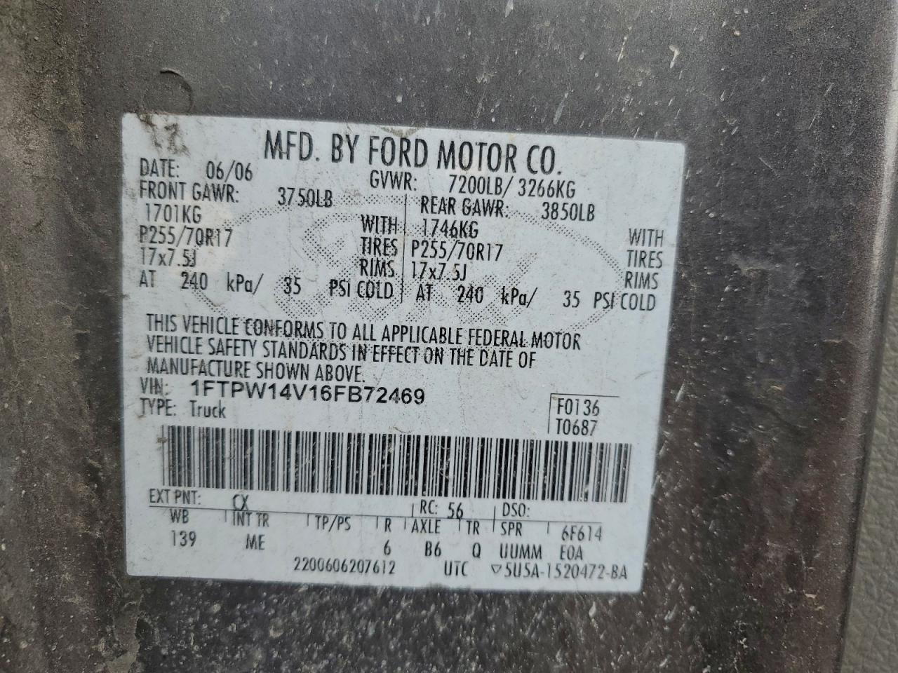 2006 FORD F-150