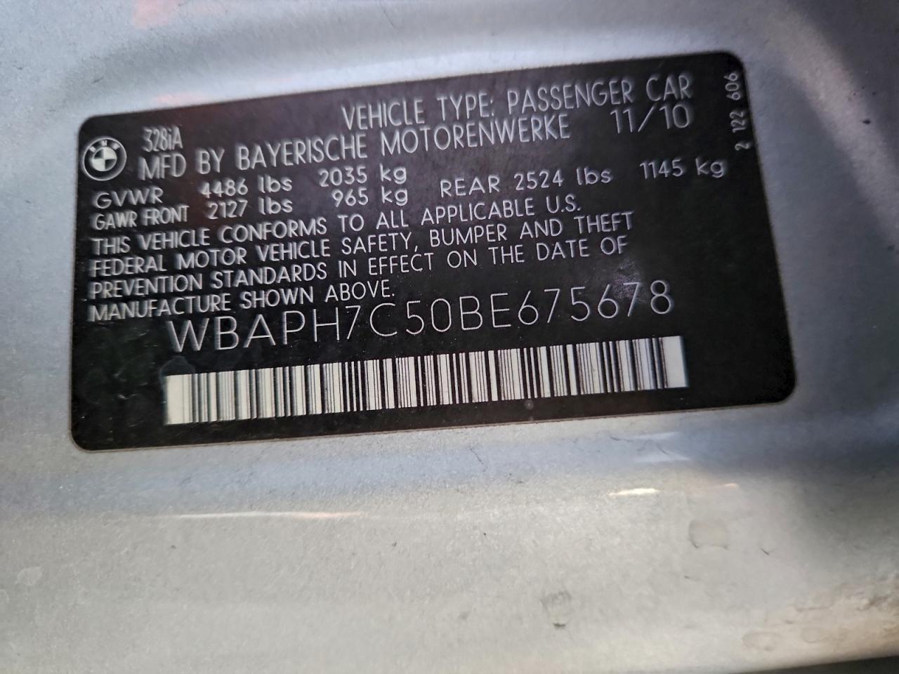 2011 BMW 3 SERIES