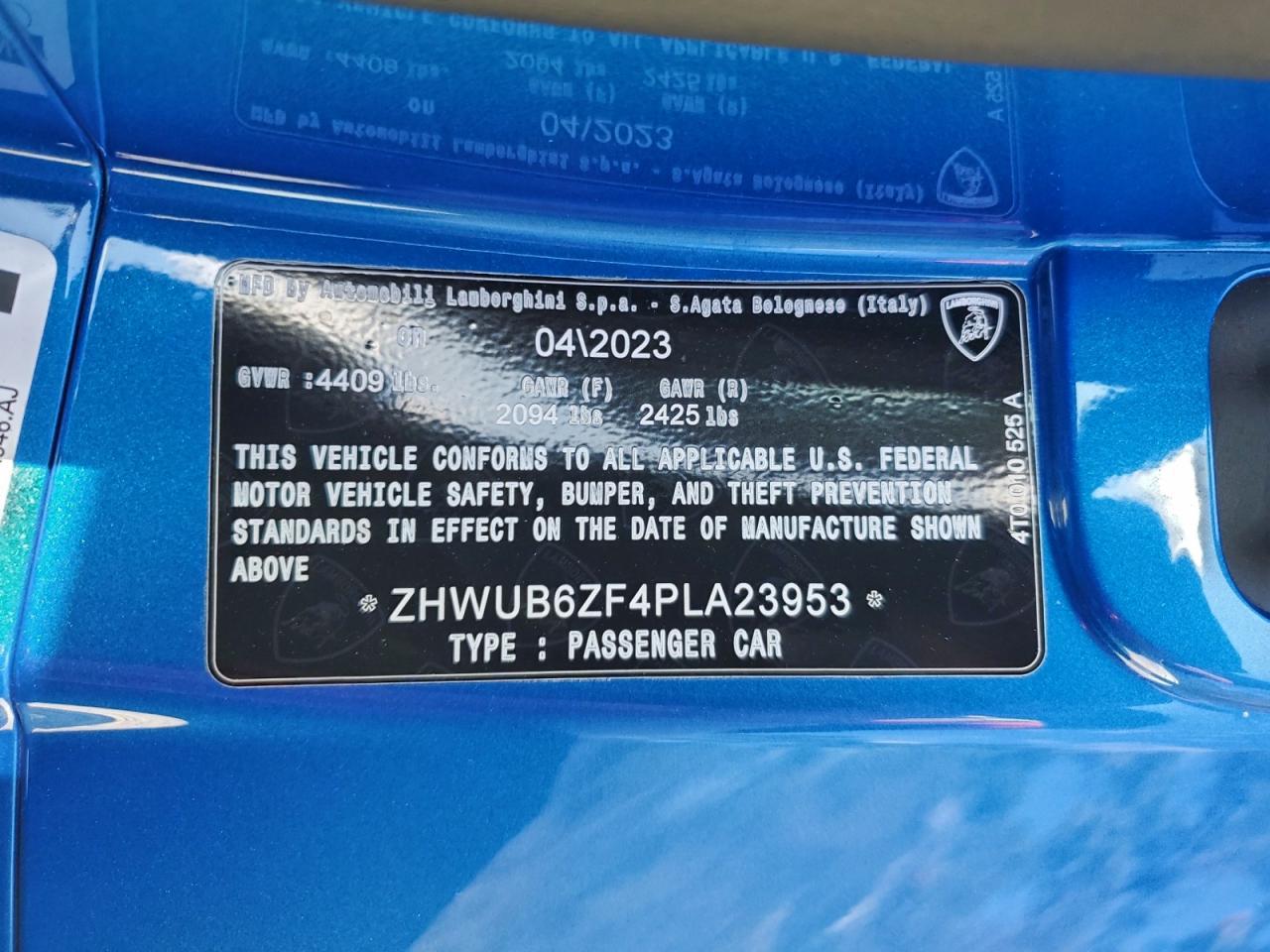 2023 Lamborghini Huracan