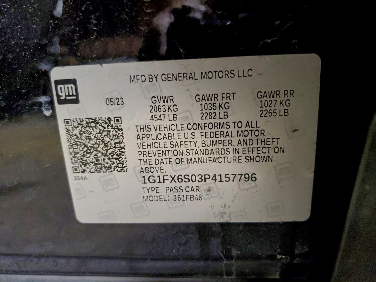 2023 CHEVROLET Bolt EV