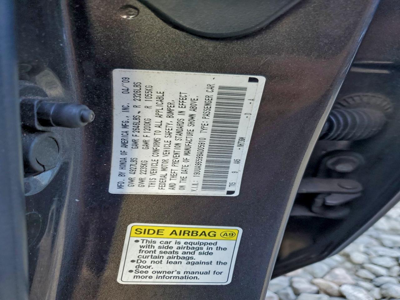 2009 ACURA TL