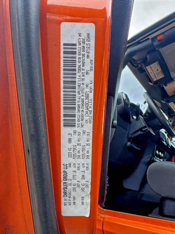 2012 JEEP WRANGLER