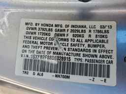 2013 HONDA CIVIC