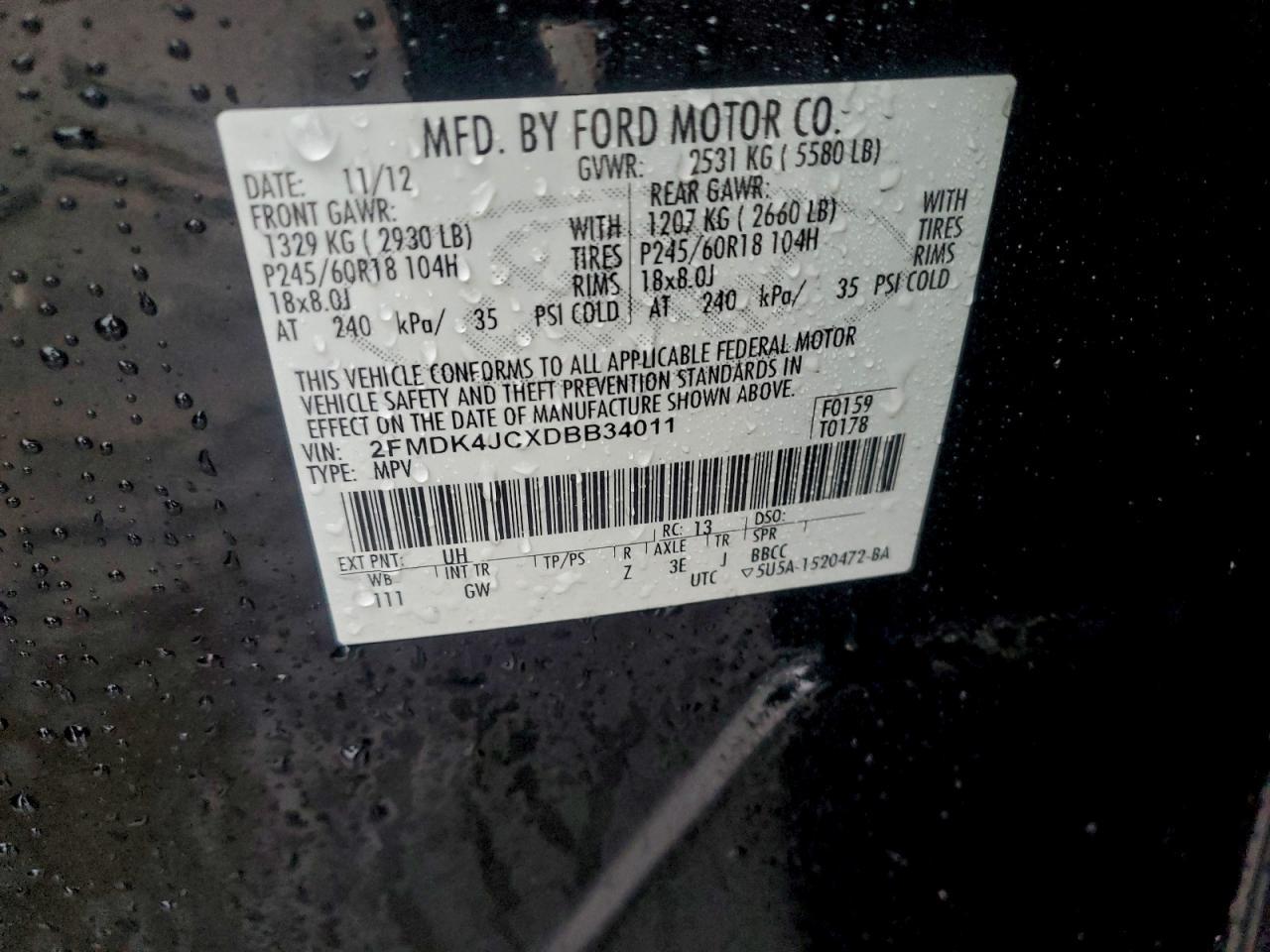 2013 FORD EDGE