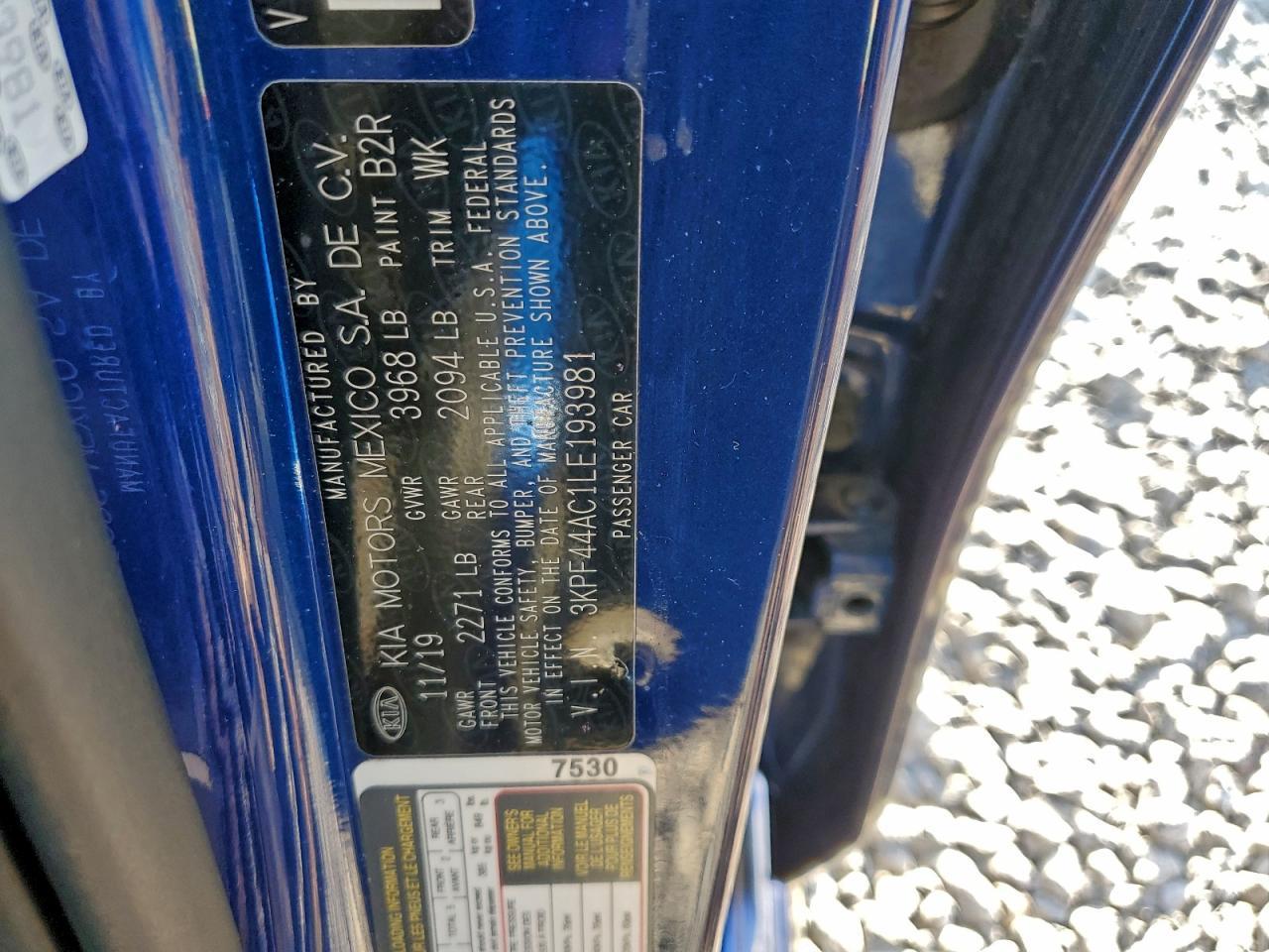 2020 KIA FORTE
