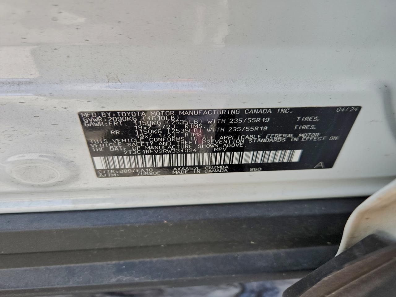 2024 TOYOTA RAV4
