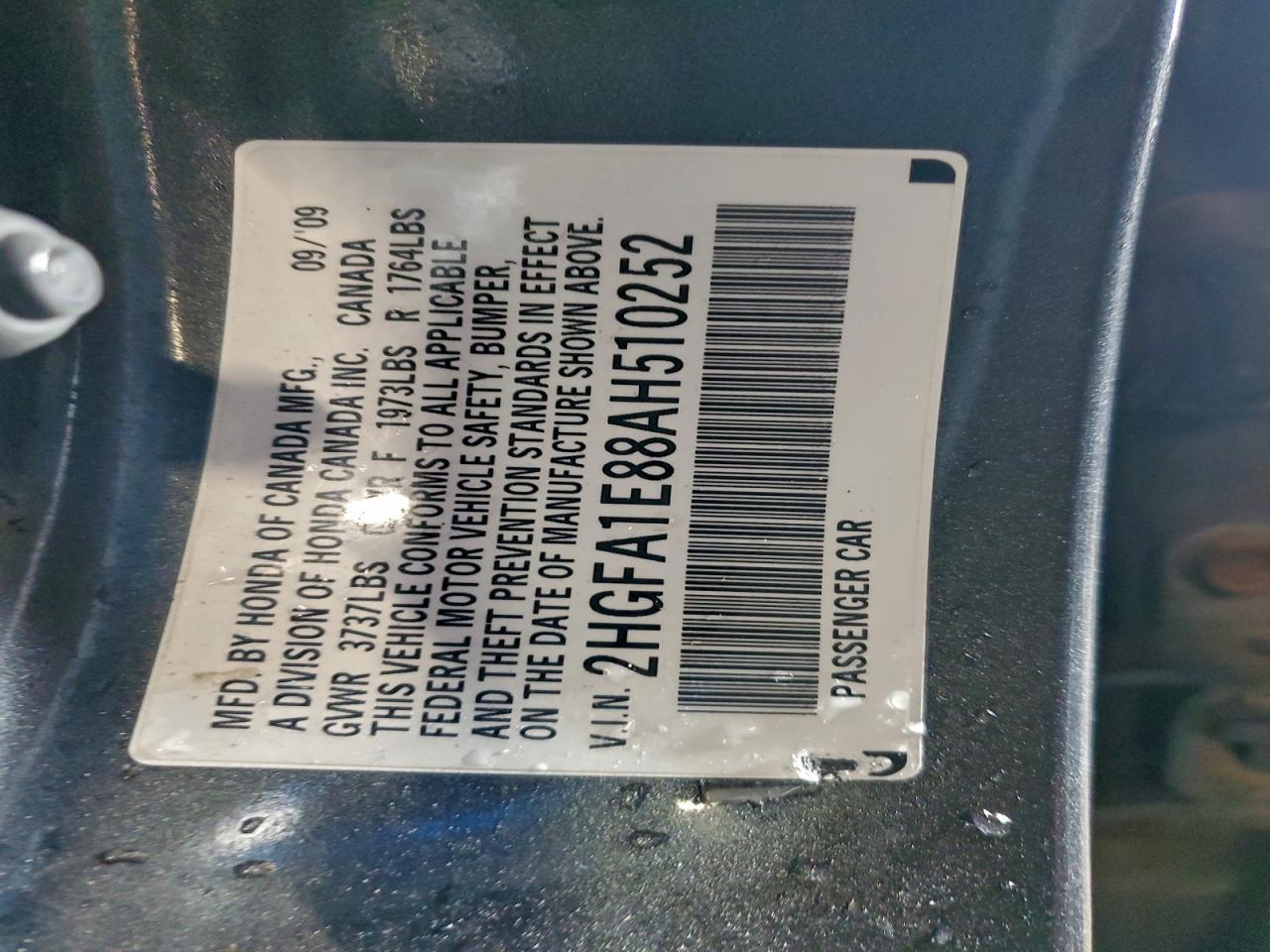 2010 HONDA CIVIC