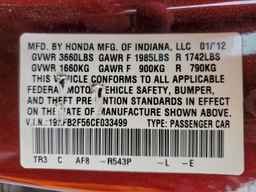 2012 HONDA CIVIC