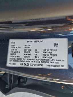 2025 TESLA MODEL 3