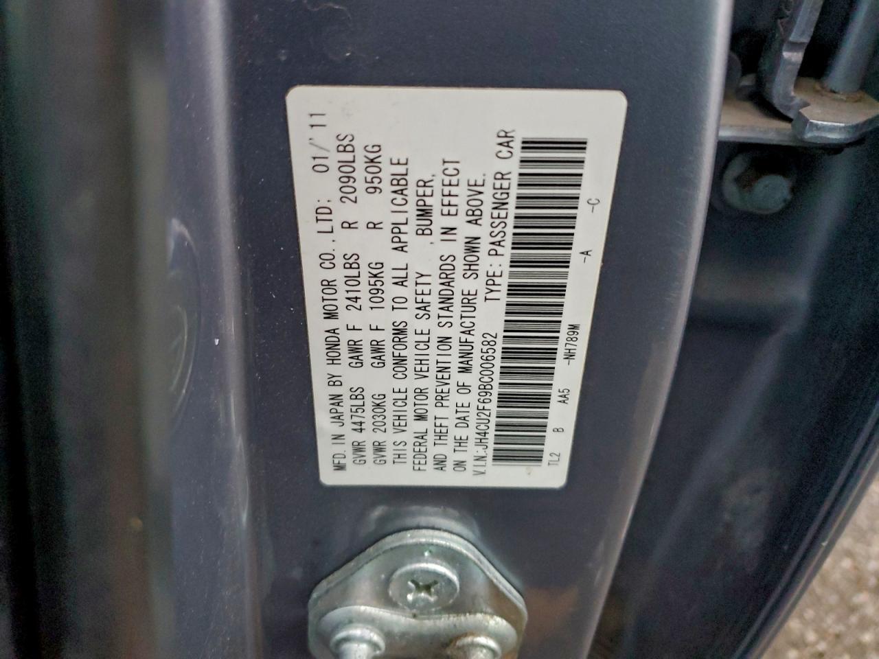 2011 ACURA TSX