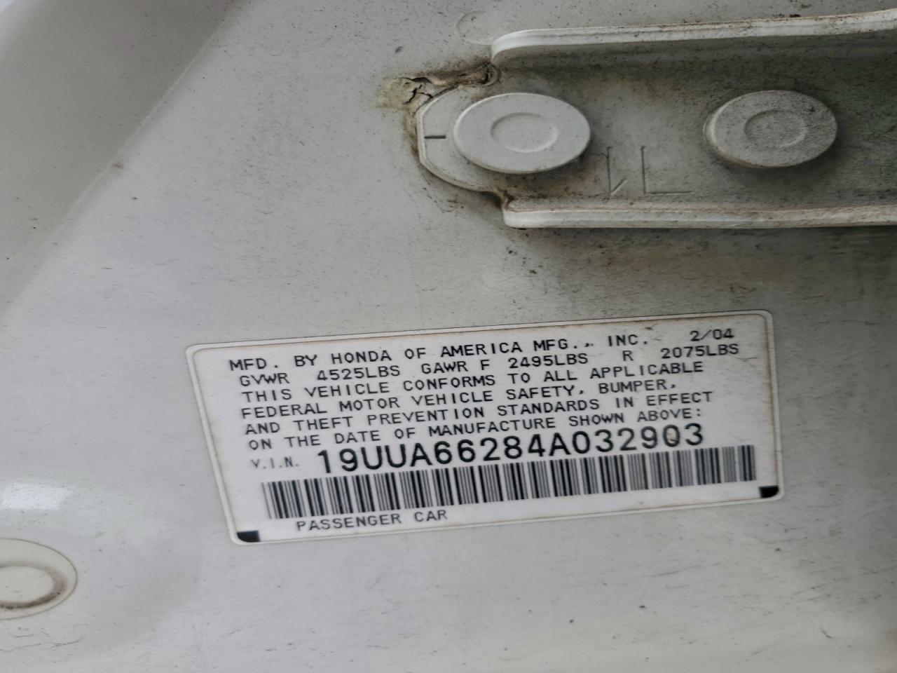 2004 ACURA TL