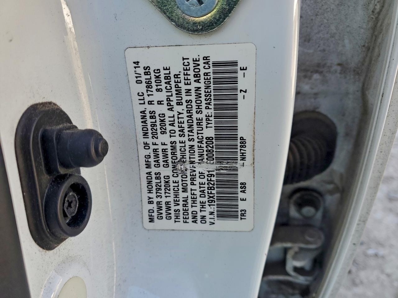2014 HONDA CIVIC