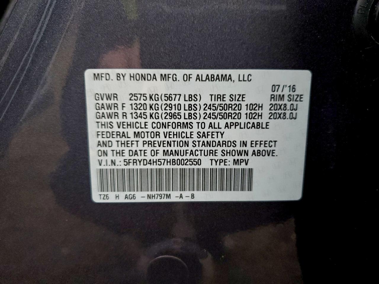2017 ACURA MDX