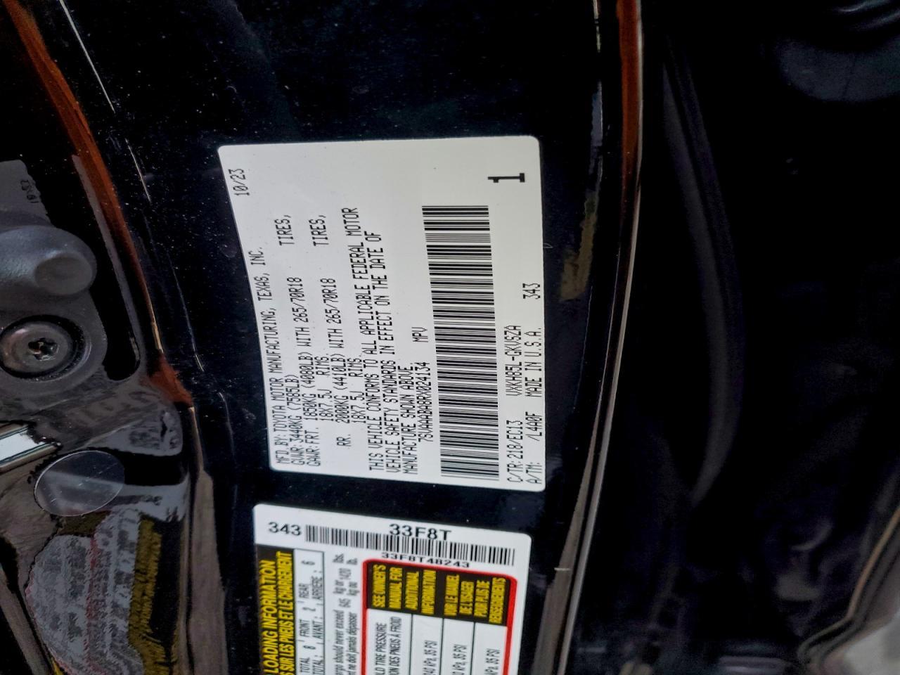 2024 TOYOTA Sequoia