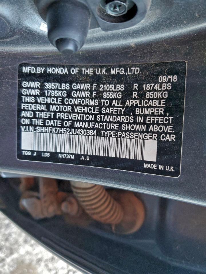 2018 HONDA CIVIC