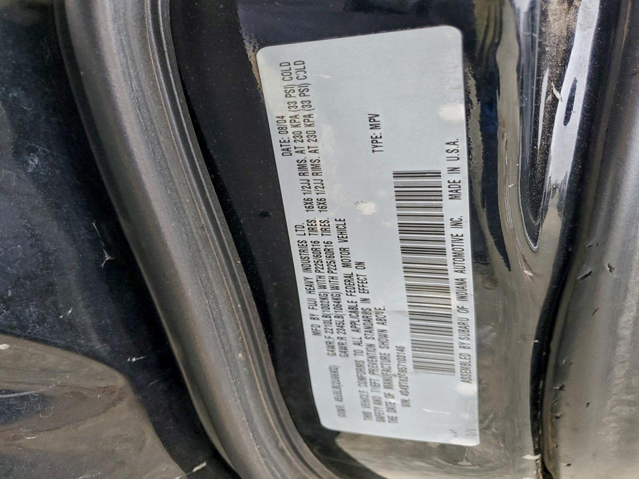 2005 SUBARU Baja