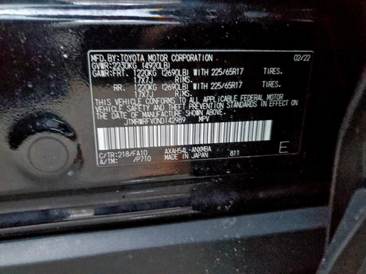 2022 TOYOTA RAV4