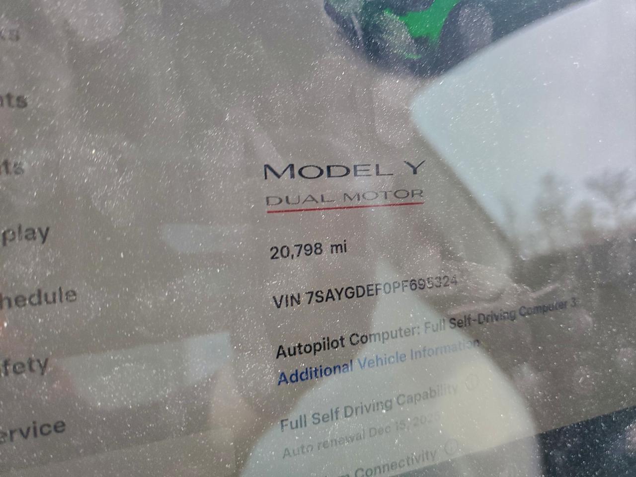 2023 TESLA MODEL Y
