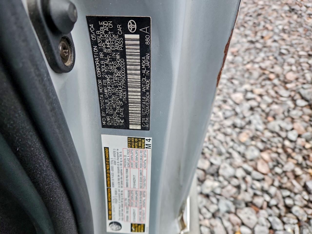 2005 TOYOTA SCION