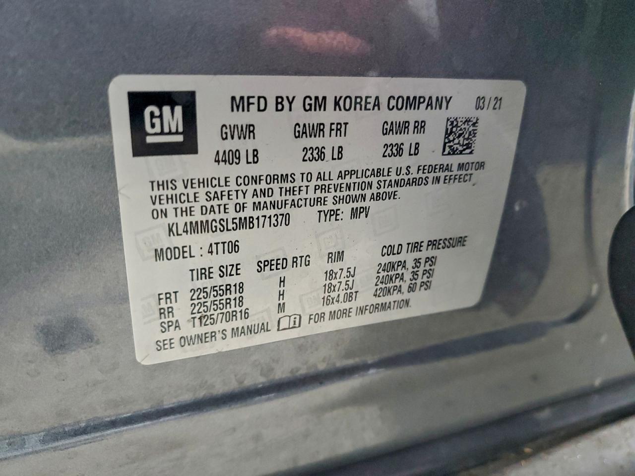 2021 BUICK Encore GX