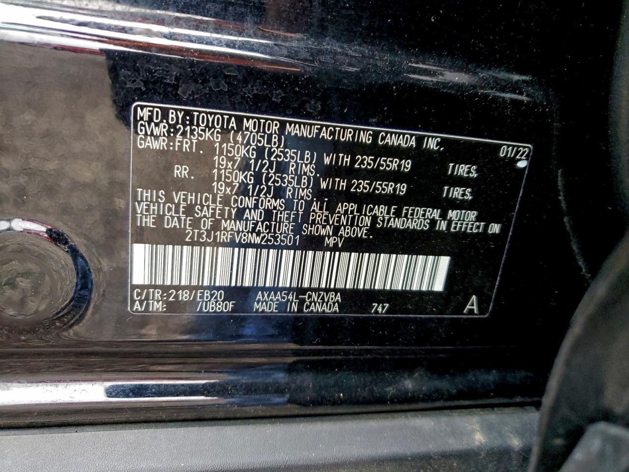2022 TOYOTA RAV4