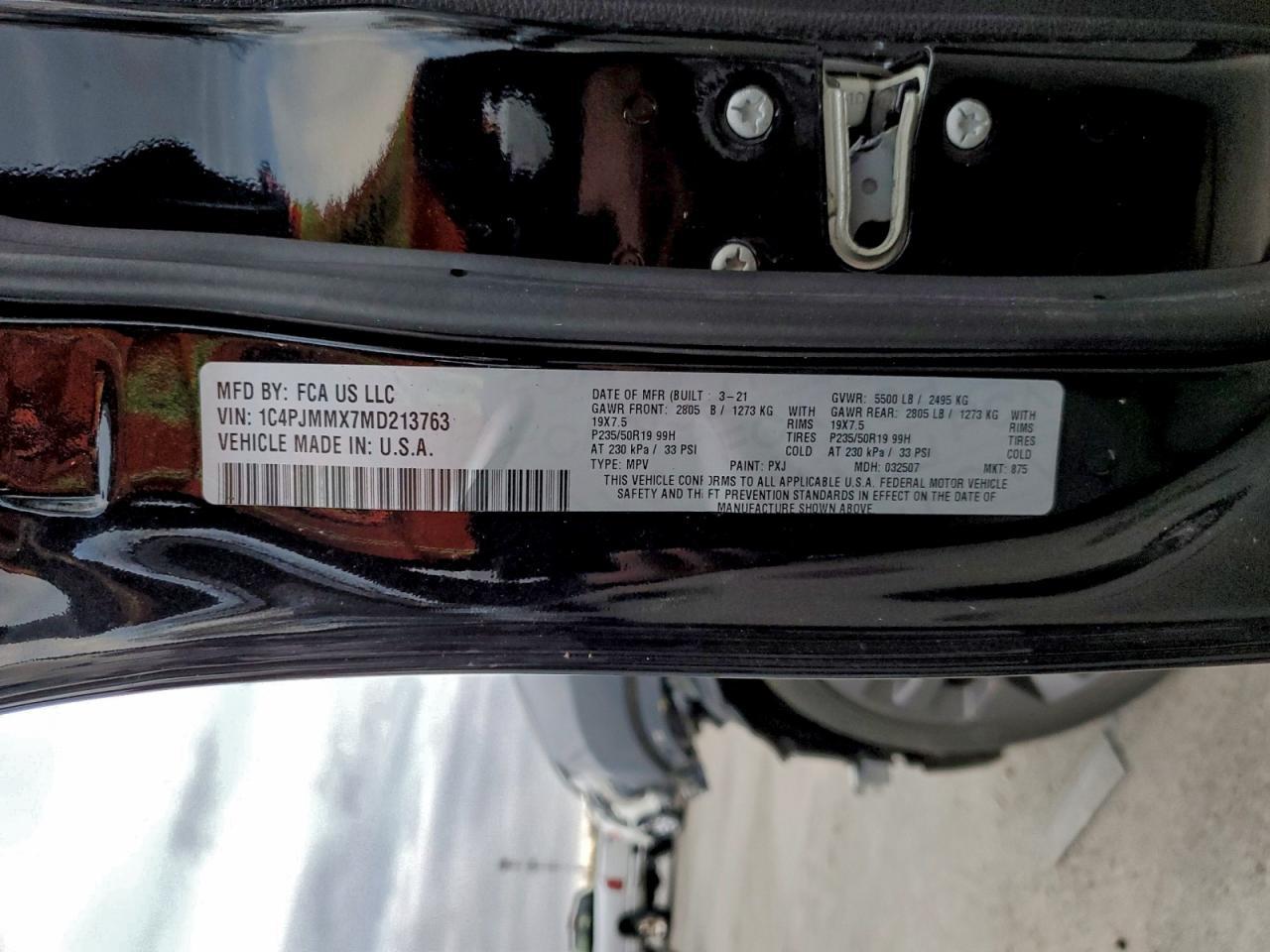 2021 JEEP CHEROKEE