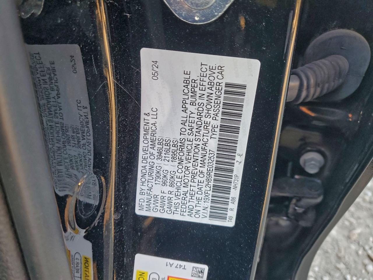 2024 HONDA CIVIC