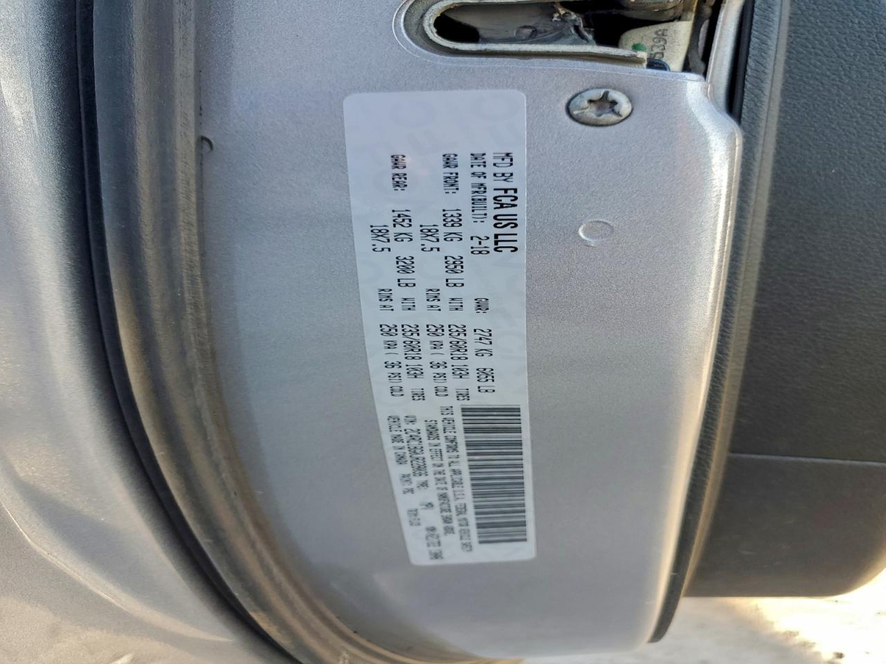 2018 CHRYSLER Pacifica