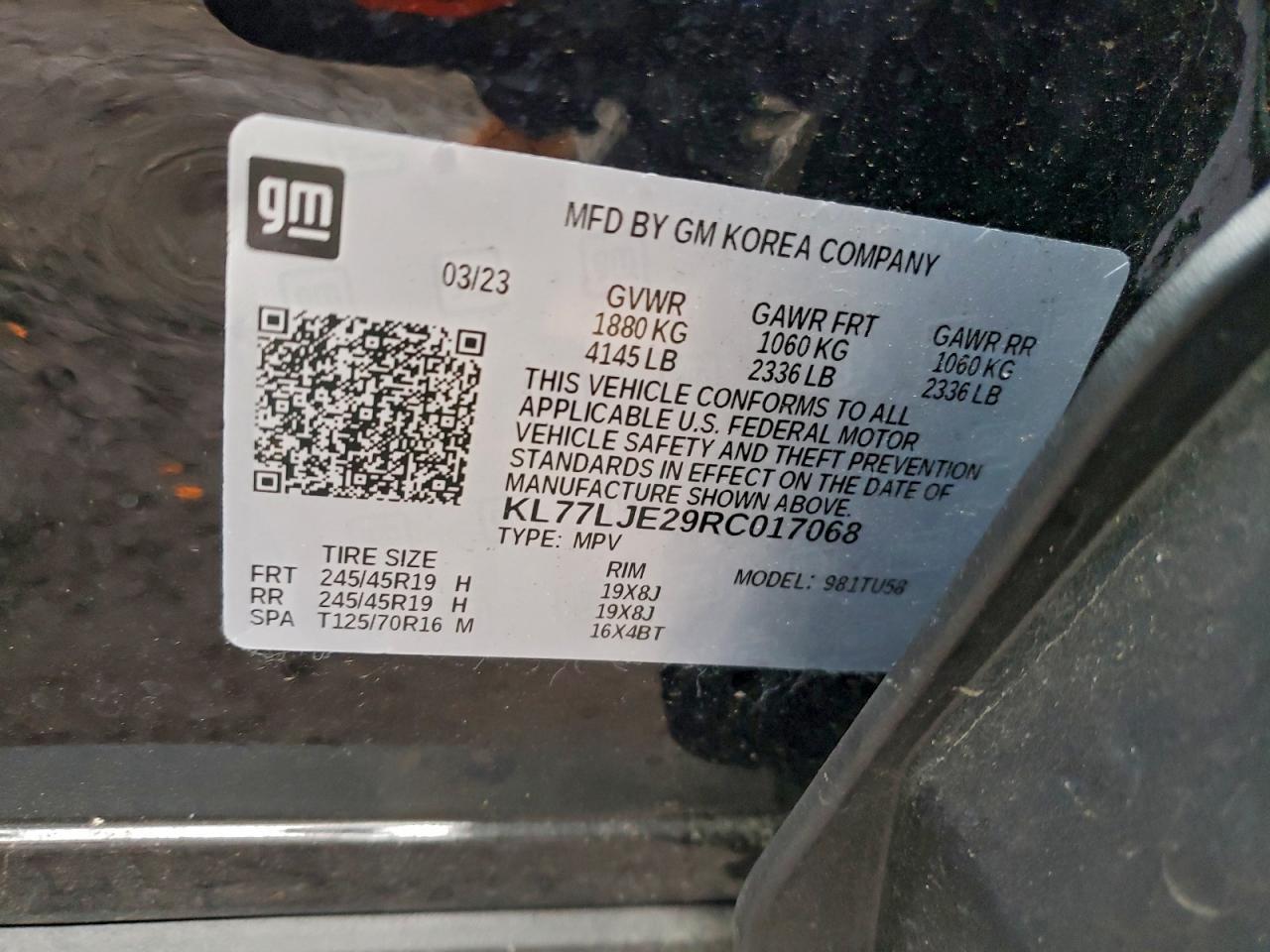 2024 CHEVROLET TRAX