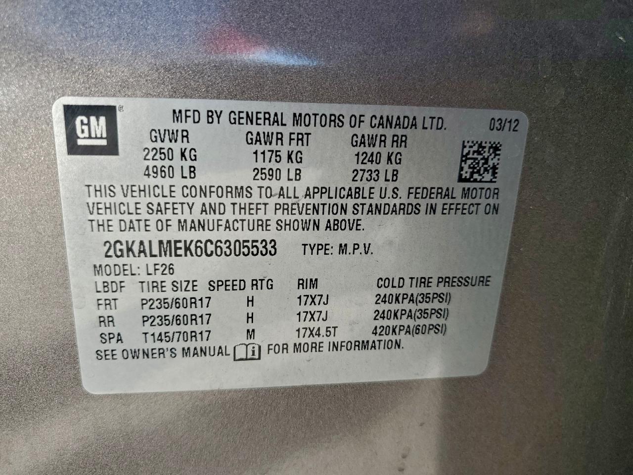 2012 GMC Terrain