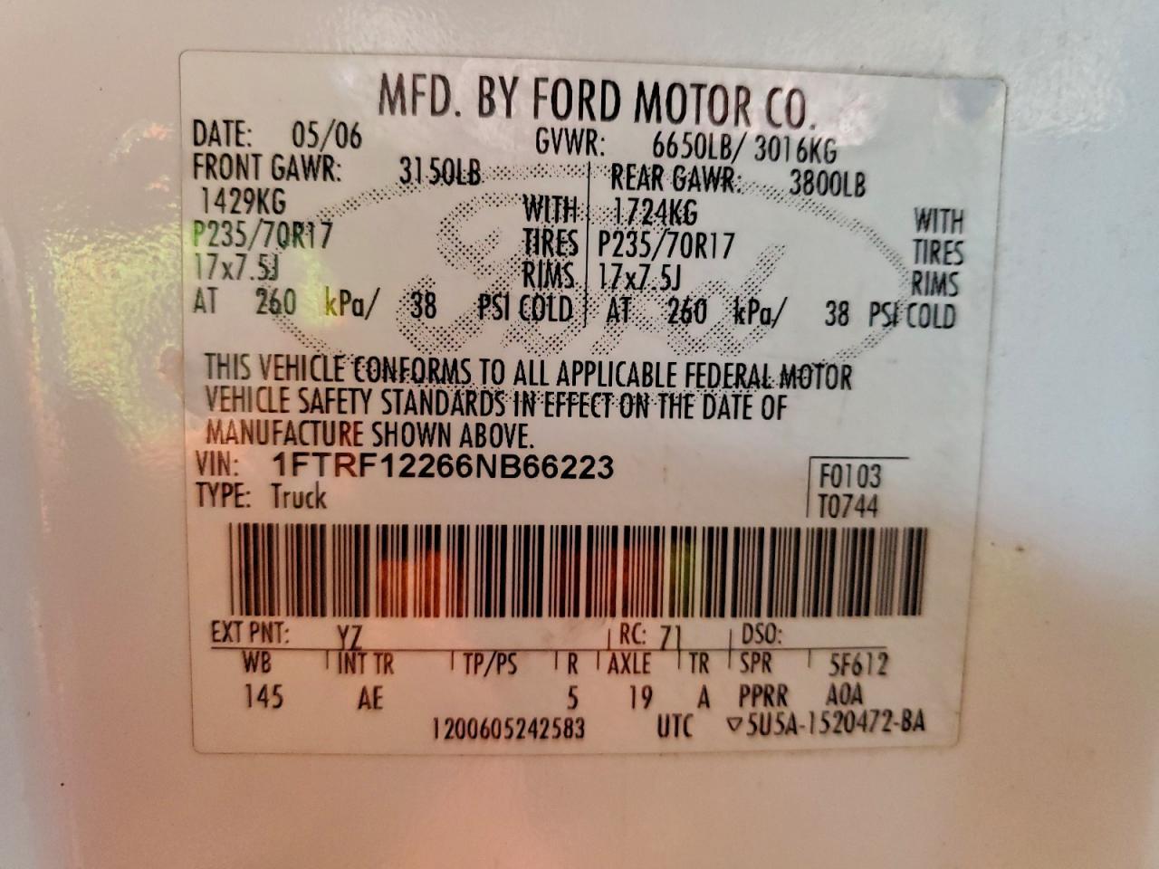 2006 FORD F-150