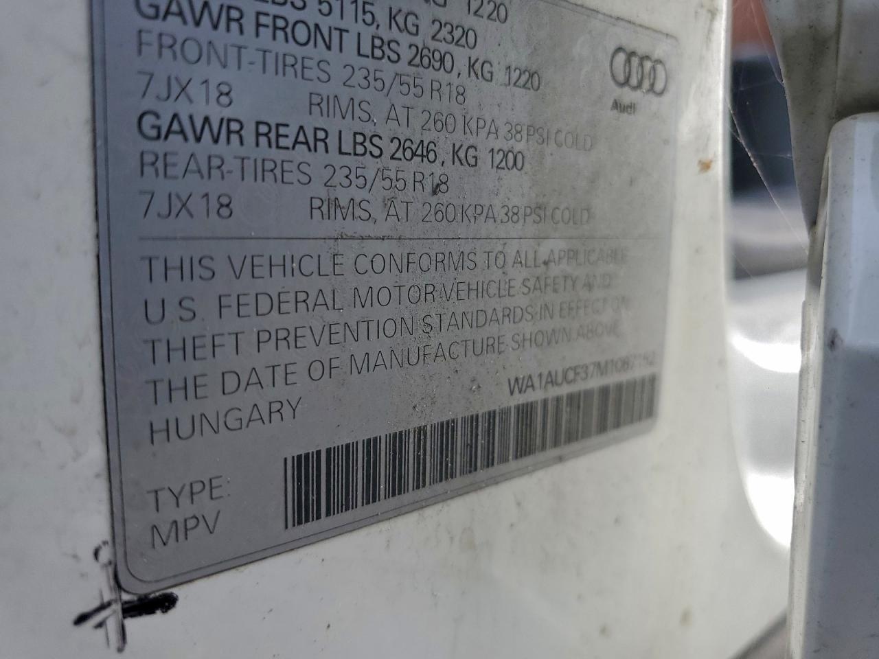 2021 AUDI Q3