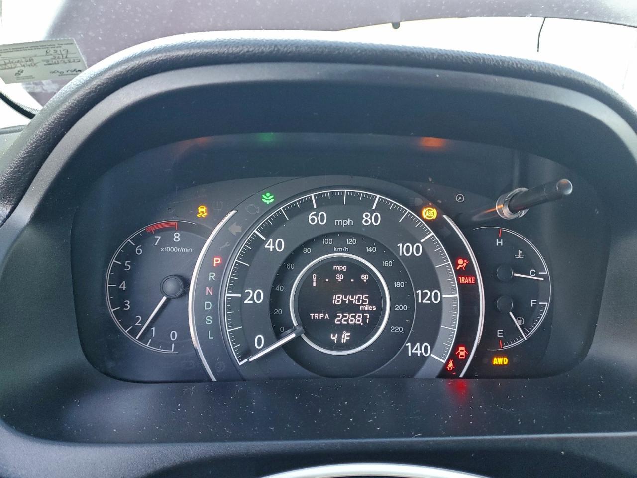 2016 HONDA CR-V