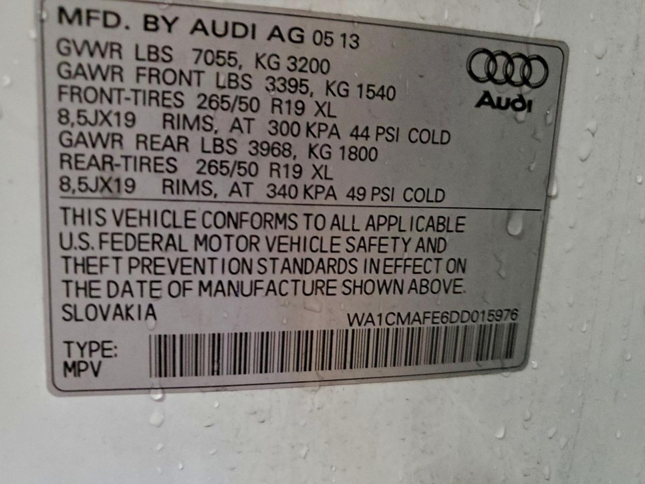 2013 AUDI Q7