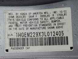 2003 HONDA CIVIC